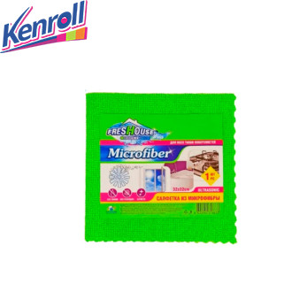микрофибра универсальная для всех типов поверхностей freshouse microfiber 32*32 damavik