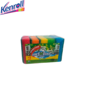 Губка для мытья посуды Maxi 10 шт  Freshose EFFECTIVE DAMAVIK