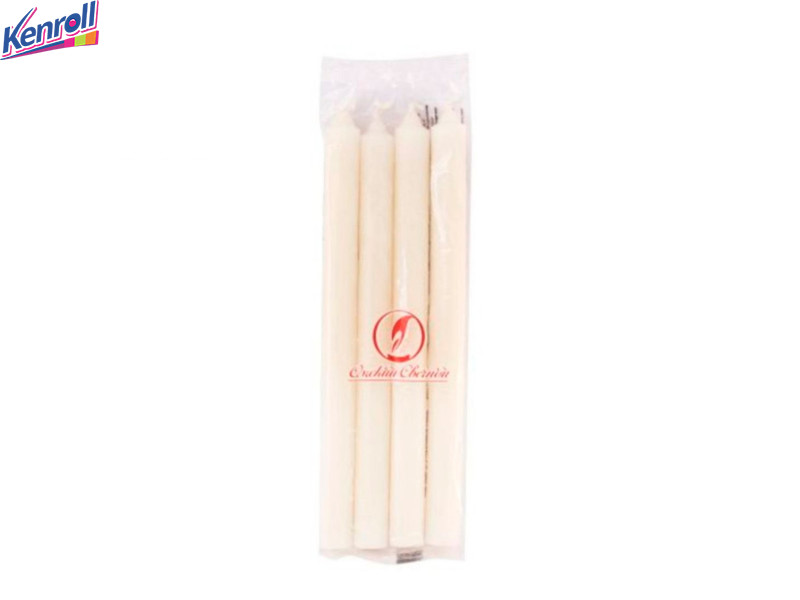  Свечи Омск маленькие в упаковке 4 шт Российские технологии Хрустальные