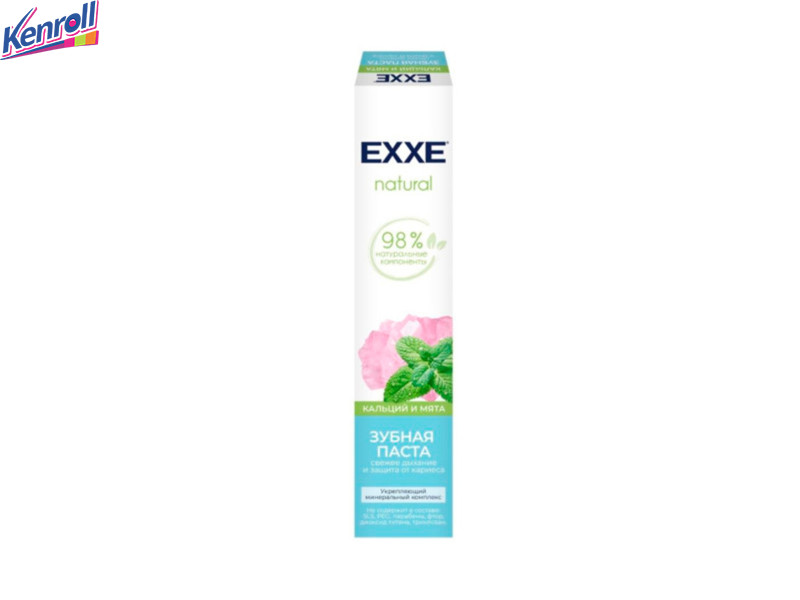 Зубная паста natural Зелёный чай здоровые дёсны и защита от кариеса 75 мл EXXE ДОН