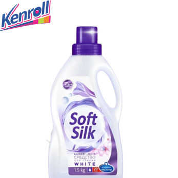 Средство жидкое для стирки White 1,5 кг 20 стирок Soft Silk ДОН