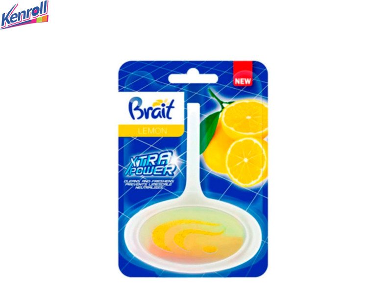 Блоки для туалета подвеска BRAIT Лимон 45 гр Блоки для туалета подвеска BRAIT Лимон 45 гр
