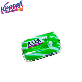 Туалетное крем мыло  Зелёный чай (зелёное) 1 шт 80 гр  EXXE  ДОН