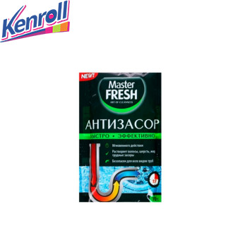 Антизасор порошок (растворяет волосы, шерсть, жир, трудные засоры)  70 г Master Fresh ДОН