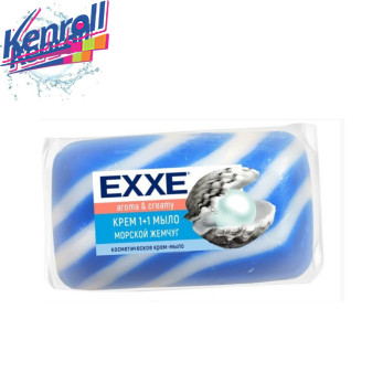  Туалетное крем мыло  Морской жемчуг (синее) 1 шт 80 гр  EXXE ДОН