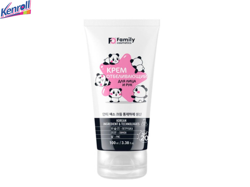 Отбеливающий крем для лица и рук 100 мл Family Cosmetics ДОН