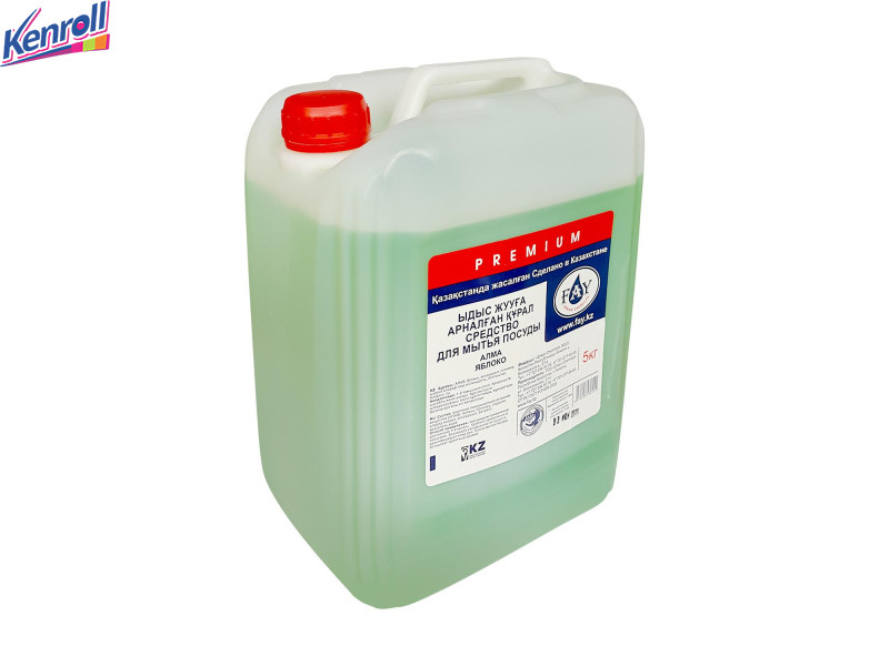 Средство для мытья посуды FAY 5 кг- Яблоко, КАНИСТРА