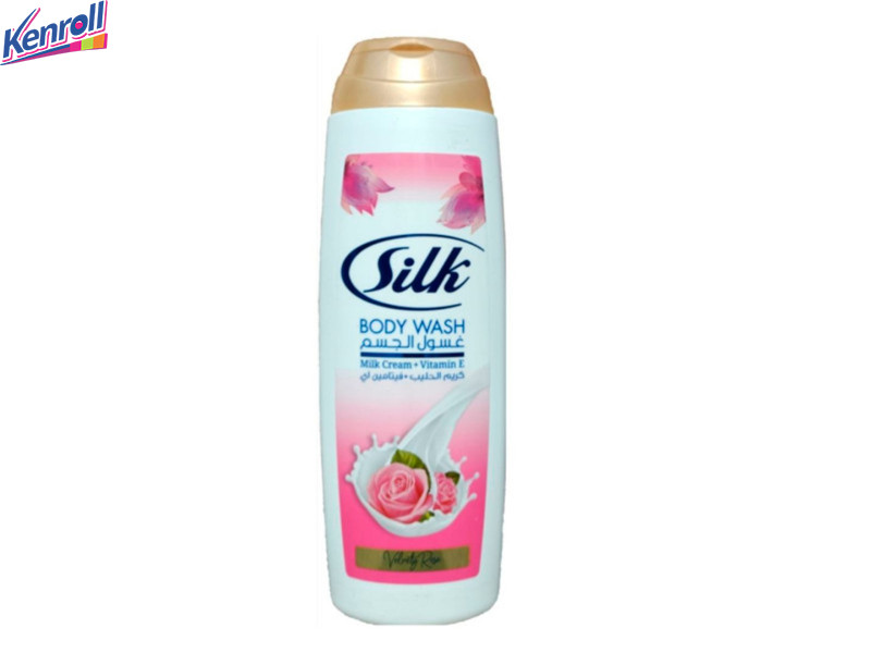 Silk Body Wash Гель для душа Velvety Rose 500 мл/18 (розовый)