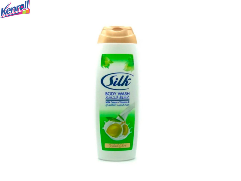 Silk Body Wash Гель для душа Natural Olive  500 мл/18 (зеленый)
