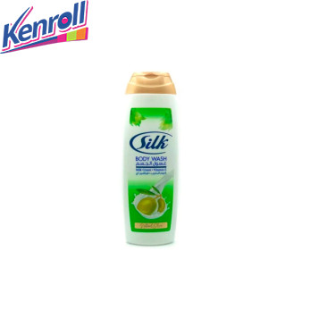 Silk Body Wash Гель для душа Natural Olive  500 мл/18 (зеленый)