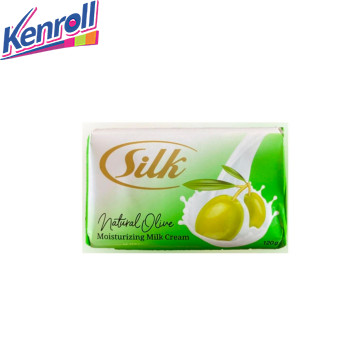 Silk Poap Мыло туалетное Natural Olive (зеленое) 170 гр /48