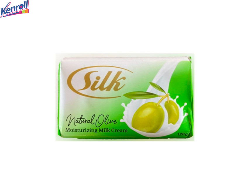 Silk Poap Мыло туалетное Natural Olive (зеленое) 170 гр /48