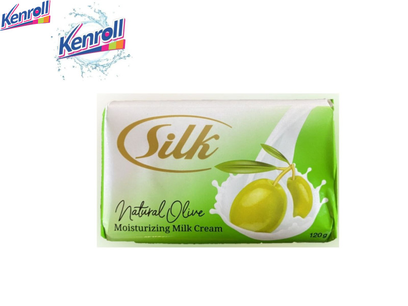 Silk Poap Мыло туалетное Natural Olive (зеленое) 170 гр /48