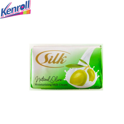 Silk Poap Мыло туалетное Natural Olive (зеленое) 170 гр /48