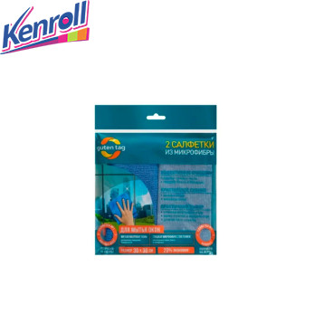 Салфетка из микрофибры для мытья окон 2 шт Guten Tag Стокист Салфетка из микрофибры для мытья окон 2 шт Guten Tag Стокист