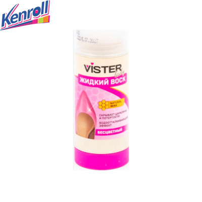 Крем жидкий воск для обуви для гладкой кожи  мини Comfort бесцветная 30 мл Vister Lady