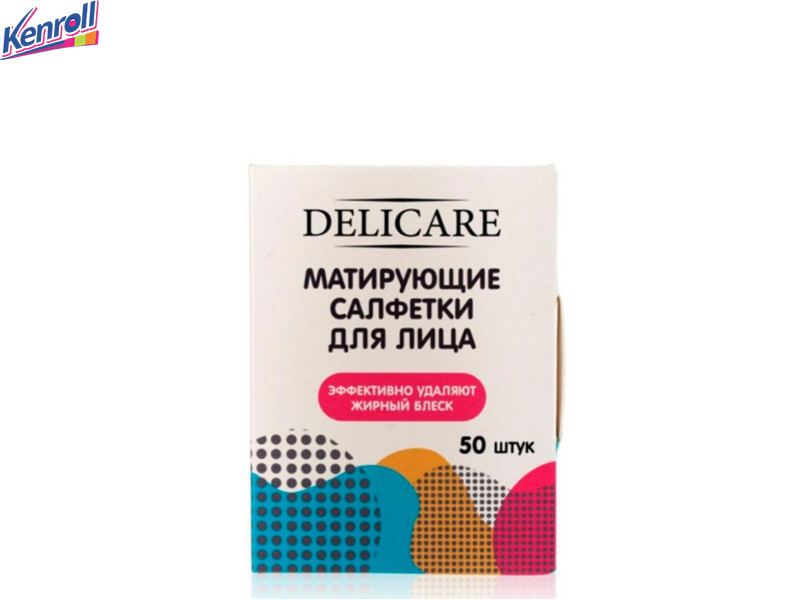  Для лица салфетки мат-щие 50 шт Delicare Стокист