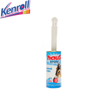 Ролик для очистки одежды 20 сл , ручкая белая 1 шт Haus Frau Стокист