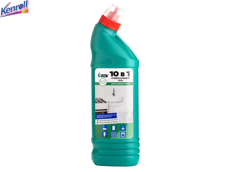 Средство чистящее для сантухники 10 в 11 (усиленный хлор) 750 мл/15 RAIN Россия