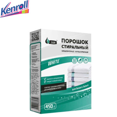 Стиральный порошок WHITE 450 гр/11 шт RAIN