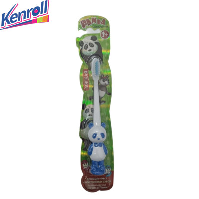 Зубная щетка детская мягкая  3+ Панда медвежонок ДОН