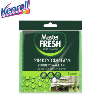 Салфетка микрофибра универсальная 1 шт  Master Fresh ДОН
