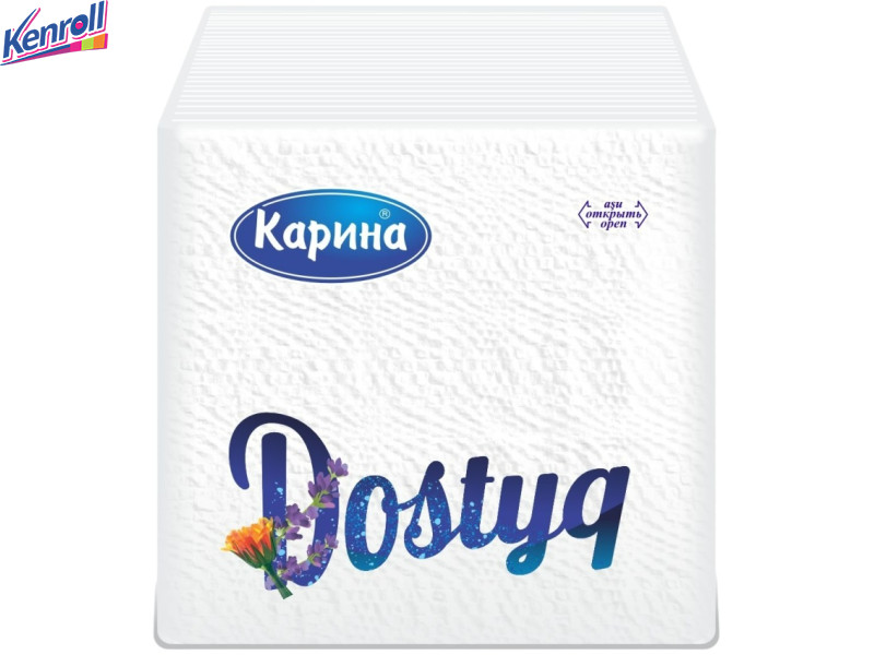 Салфетки Карина ДОСТЫК 24*24 100 штук/60