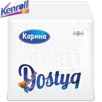 Салфетки Карина ДОСТЫК 24*24 100 штук/60