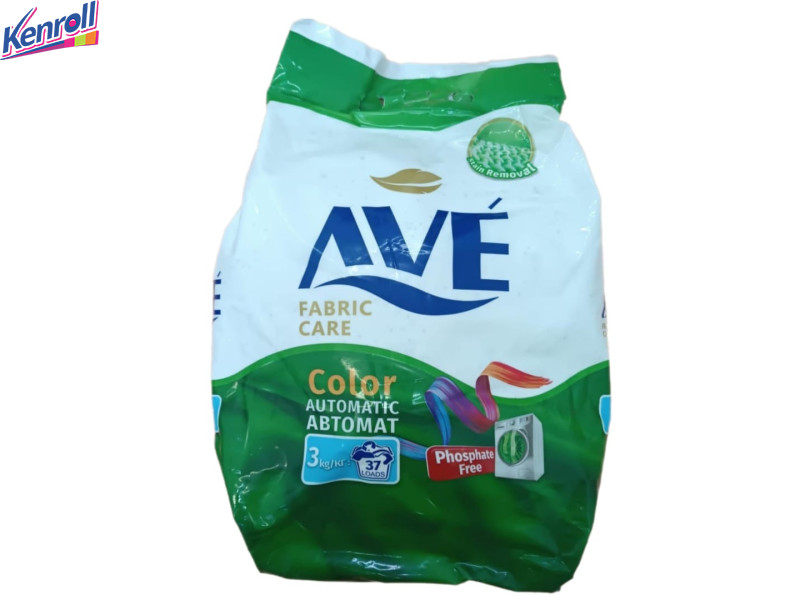 Стиральный порошок Автомат Color  (37 стирок)  AVE 3 кг/4 шт