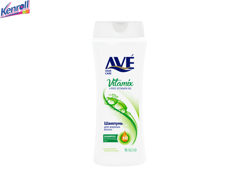 Шампунь для жирных волос с витамином В5  AVE VITAMIX 400 мл/12 шт
