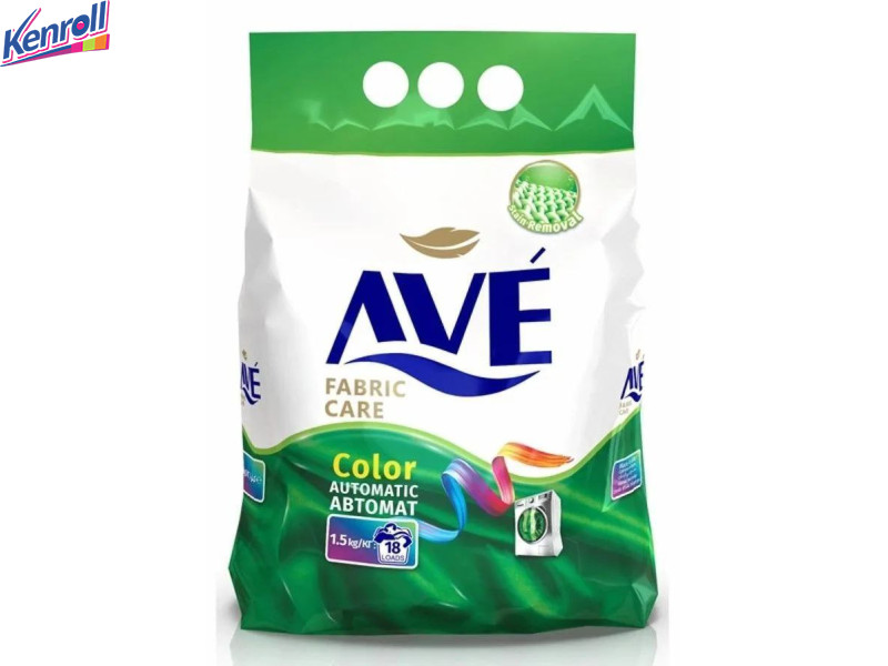 Стиральный порошок Автомат Color (18 стирок)  AVE 1,5  кг/8 шт