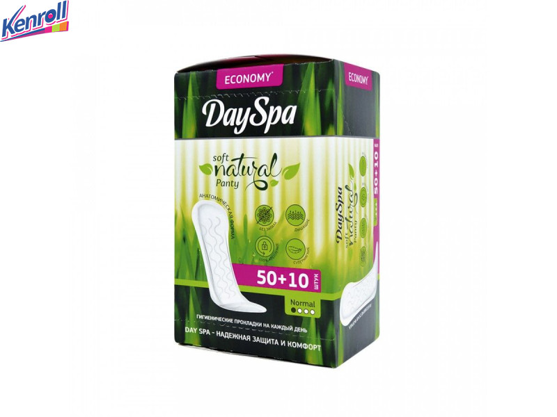 Прокладки ежедневные Classic soft 50+10 шт Day Spa Стокист