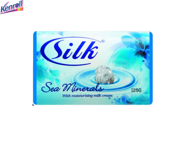 Silk Soap Мыло туалетное Sea Minerals (синий) 170 гр/48