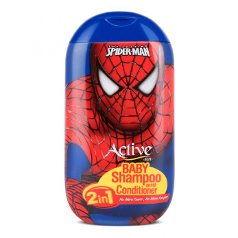 Детский шампунь и кондиционер 2в1 Человек паук 280 мл ACTIVE