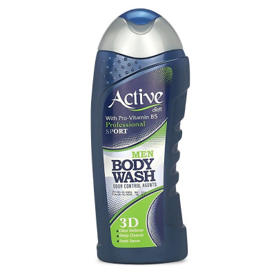  Гель для душа мужской, с витамином B5 "Спорт 3D" NATURAL, 400 мл