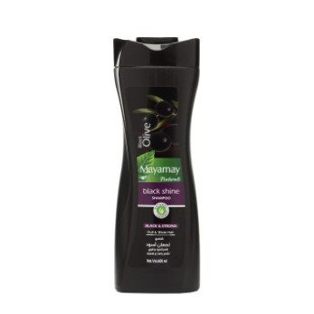 Шампунь с экстрактом Оливы чёрное сияние 600 мл MAYAMAY