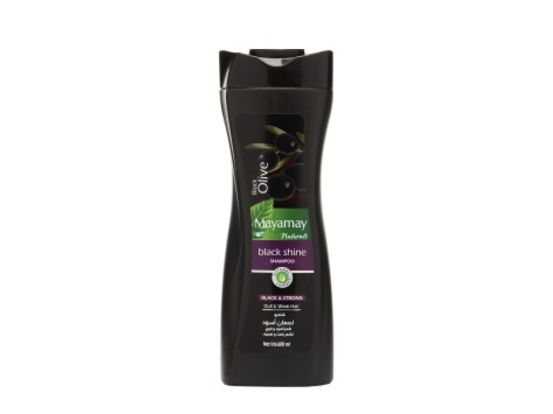 Шампунь с экстрактом Оливы чёрное сияние 600 мл MAYAMAY