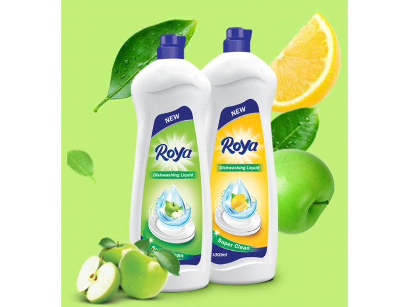 Жидкое ср-во для мытья посуды Яблоко 1 л ROYA