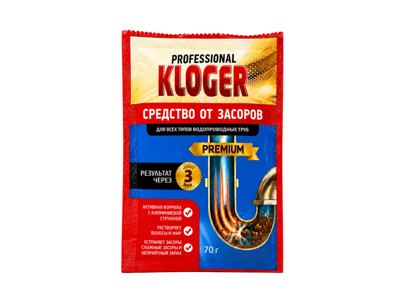 Kloger - средство от засоров